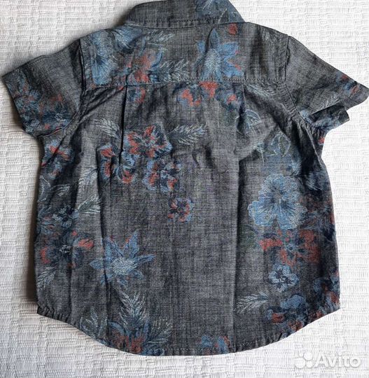 Рубашка для мальчика Gap. Размер 69-74/6-12 мес
