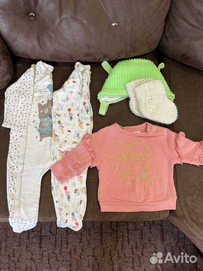 Вещи на девочку размер 74