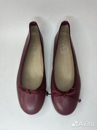 Балетки натуральная кожа