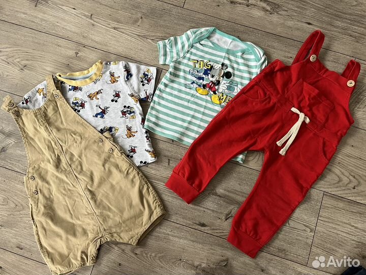 Комплект 86 на мальчика пакетом H&M