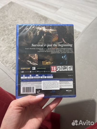 Игра для приставки PS4 resident evil4