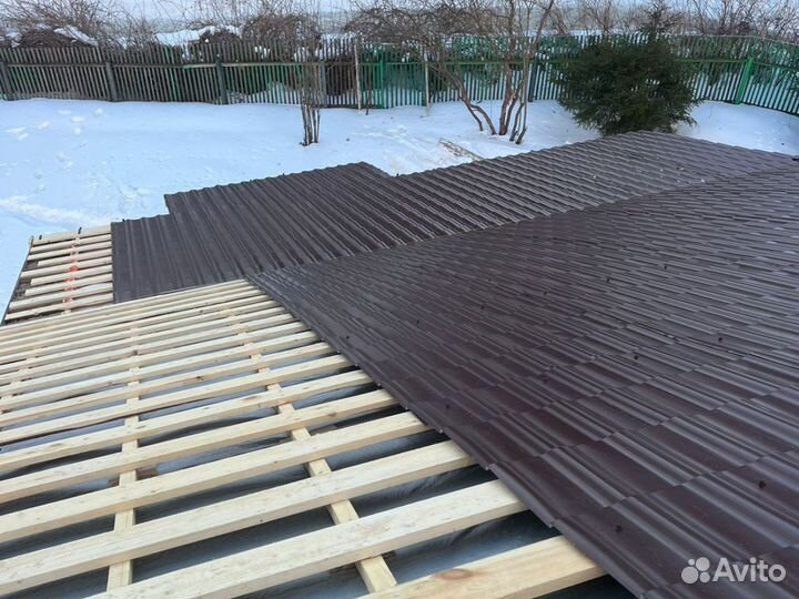 Ремонт крыши, монтаж кровли, кровельные работы