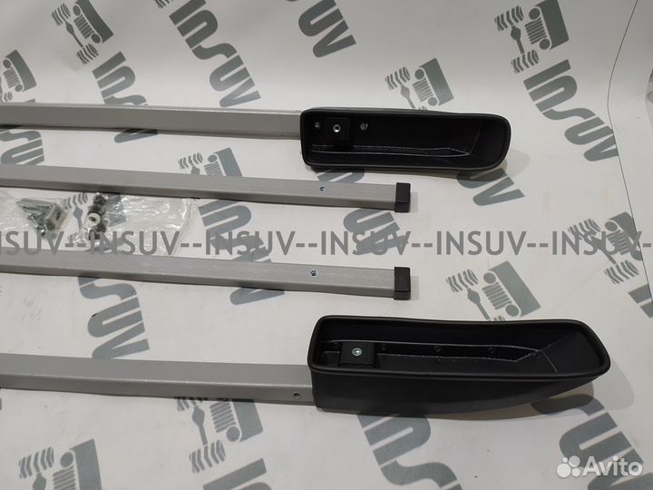 Рейлинги Нива 2121 усиленные (серые) VM