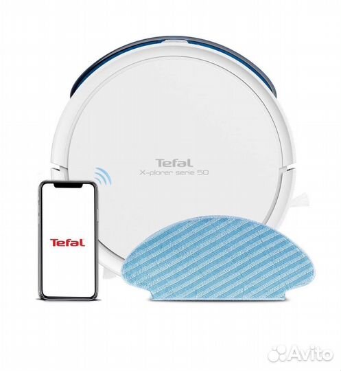 Робот пылесос tefal сухая и влажная уборка новый