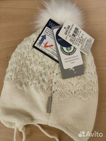 Шапка для девочки новая kerry 50 размер