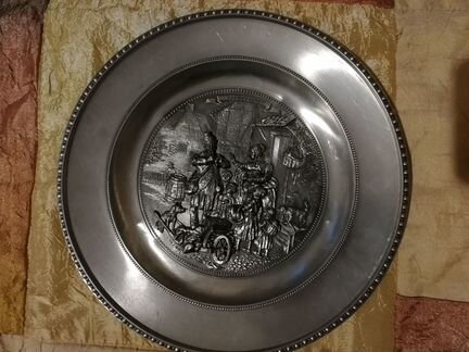 Настенная тарелка SKS Zinn 95 Made in Germany