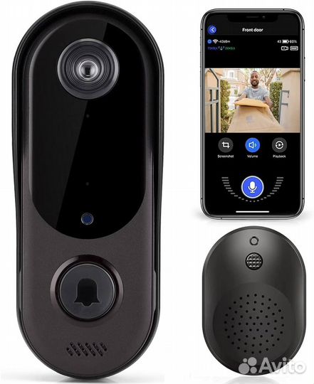 Умный звонок с камерой новый влагостойкий