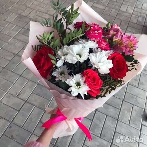 Букет сборный цветы