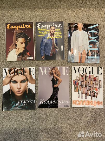 Журнал esquire и vogue