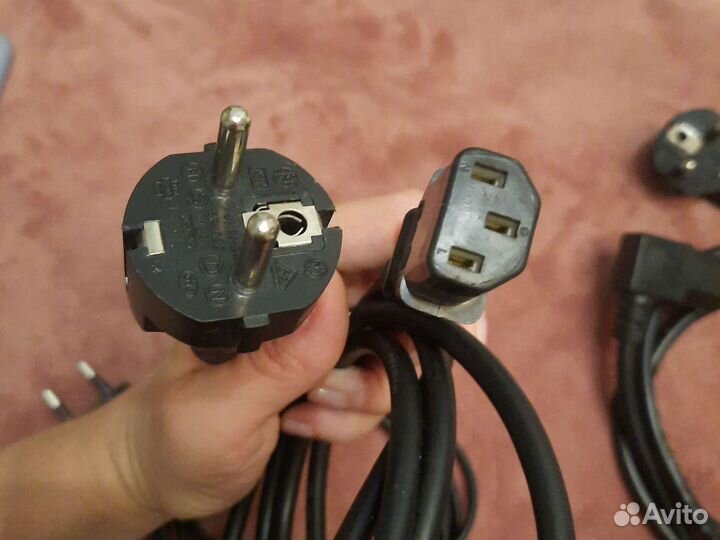 Кабель питания, разьёмы: С7/евро, С13