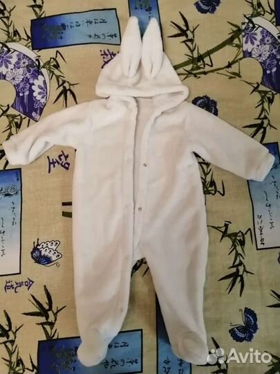 Комбинезон зайчика и лисички р. 68