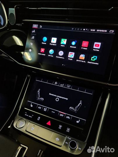 Android для Audi Q8 - youTube, yandex navi