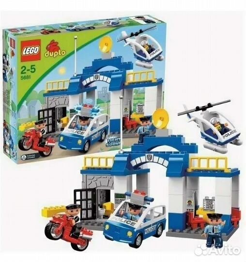 Lego duplo полицейский участок 5681 + 5679