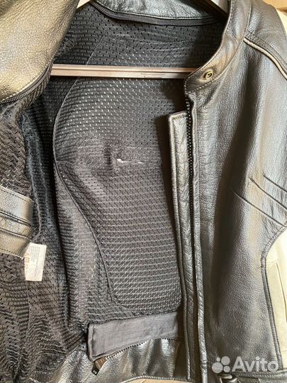 Кожанная мотокуртка