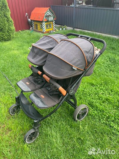 Прогулочная коляска для двойни Pituso Duocity
