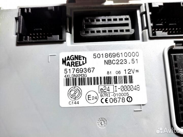 Блок комфорта Fiat Doblo