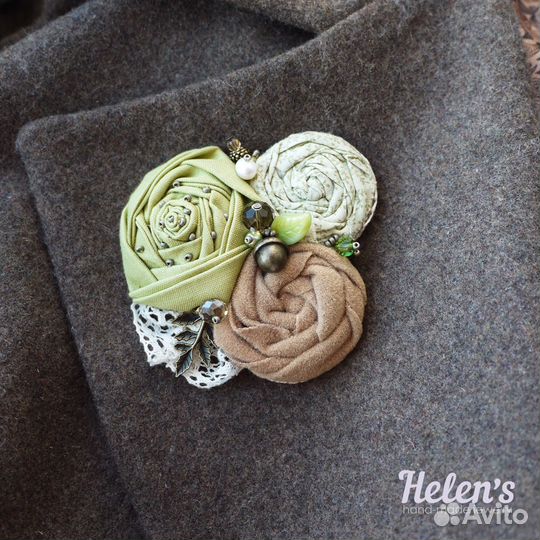 Бохо брошки ручной работы
