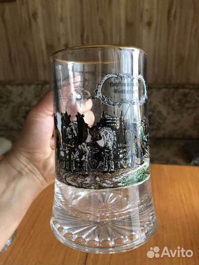 Кружки пивные стеклянные Германия