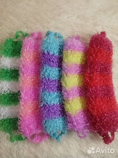 Мочалка вязаная ручная работа