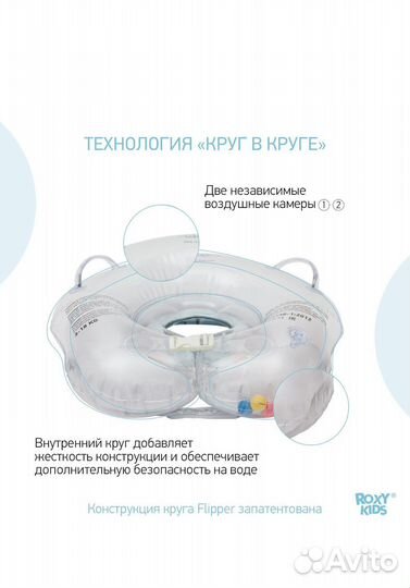 Круг для купания новый Roxy-Kids Flipper Рыцарь