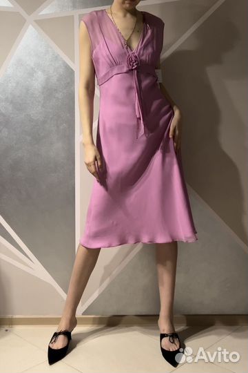 Платье геомания шелк новое
