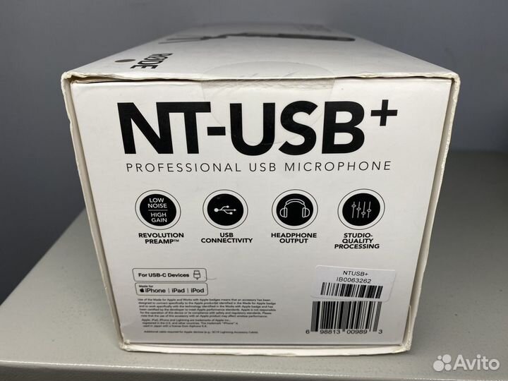 Новый Микрофон Rode NT-USB+ Plus