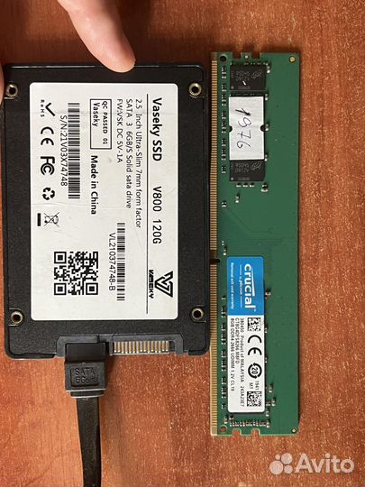 Материнская плата в сборе