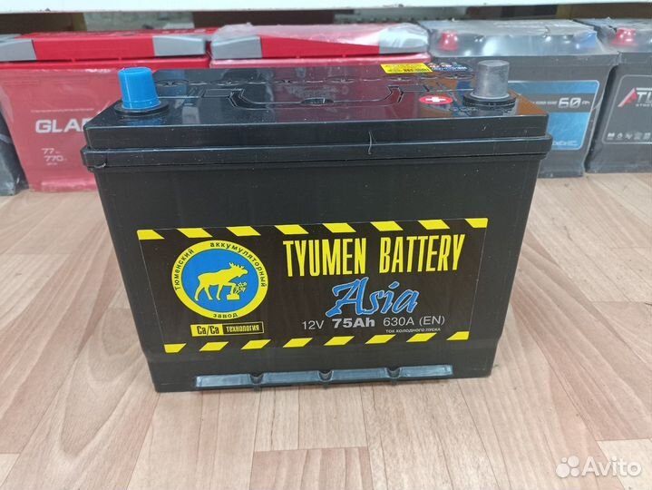 Аккумулятор Tyumen Battery Asia 75 Ач, обратный