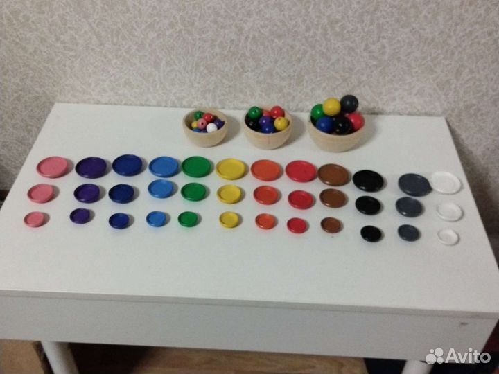 Развивающие игрушки монтессори сортировка