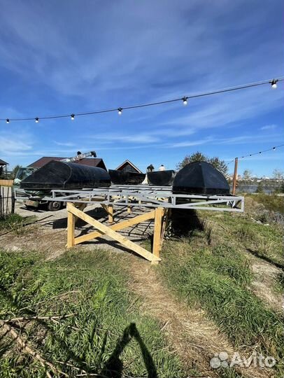 Баня на воде Комплект рамы и поплавков