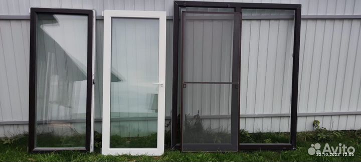 Окна пластиковые бу коричневые