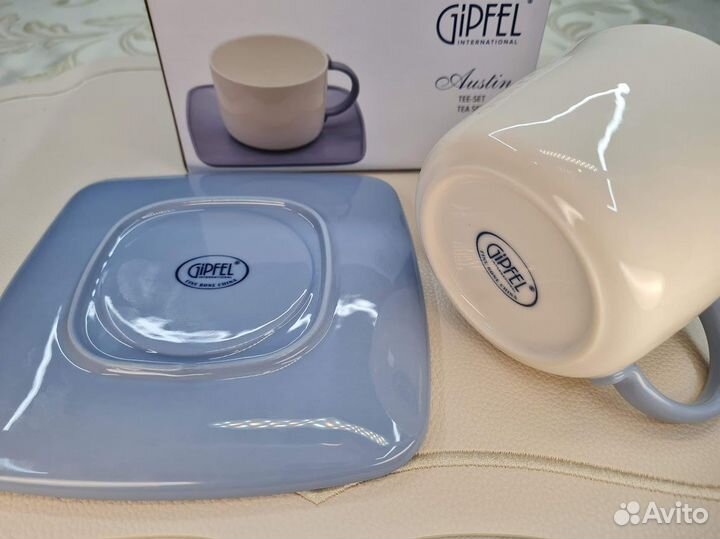Чайная пара Gipfel Austin костяной фарфор