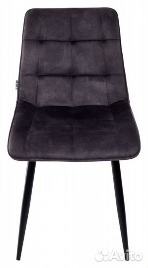 Стул chic черный/тк. велюр античный графит PK6015