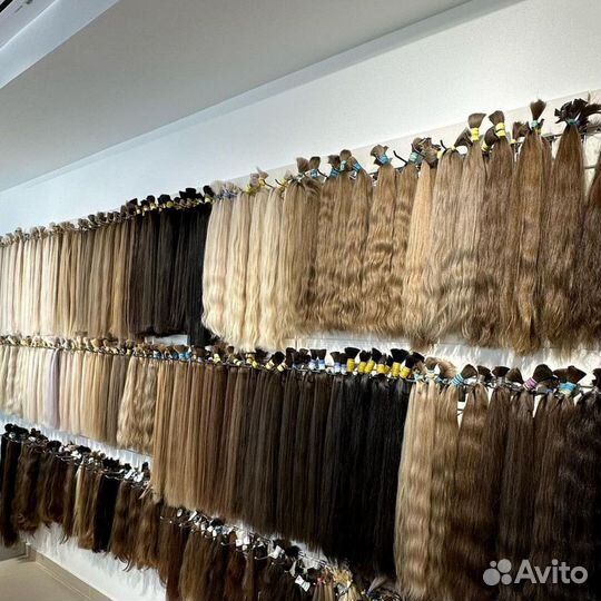 Волосы для наращивания 1 б, 2б, 50, 60, 70 см