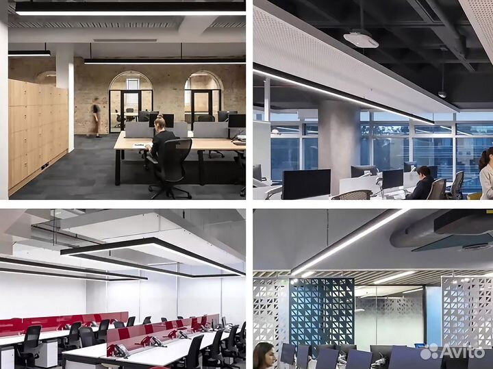 Светодиодный линейный светильник 4000к