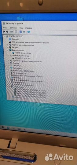 Ноутбук toshiba