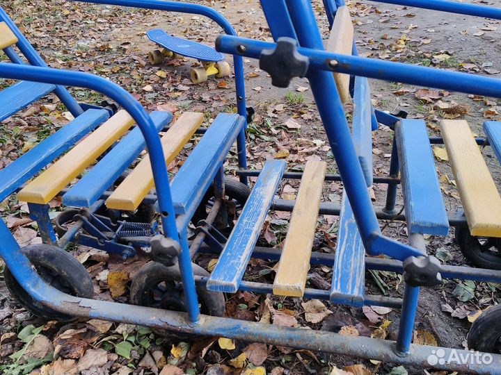 Сани двухместные