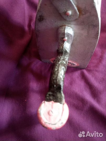 Утюг угольный старинный шкатулка артель,Кирова