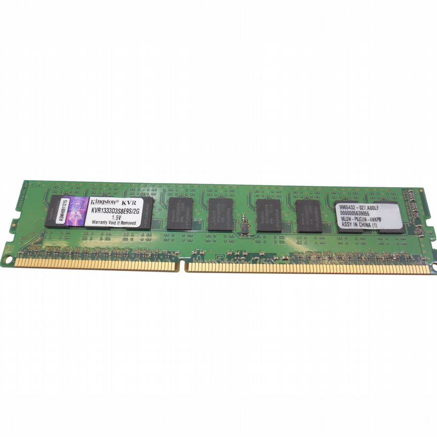 [KVR1333D3S8E9S/2G] Оперативная Память Kingston 2gb Kvr1333d3s8e9s/2g