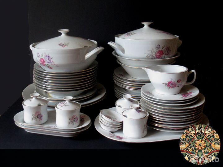 Cтоловый cервиз Польша 52 предмета 1970г