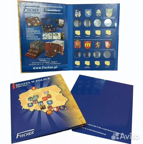 Альбом для набора монет города Польши 2009-2011 гг