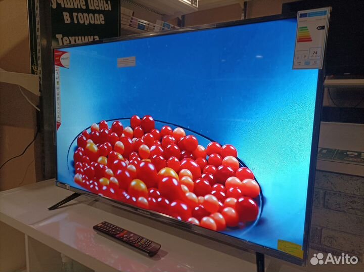 Метровый яркий 4К SMART TV Thomson 43