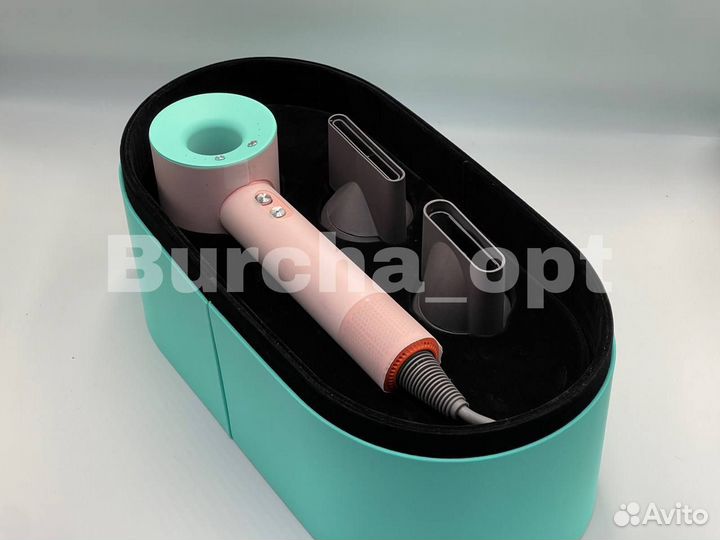 Фен Dyson Supersonic HD15 (Ceramic Pop) с кожаным