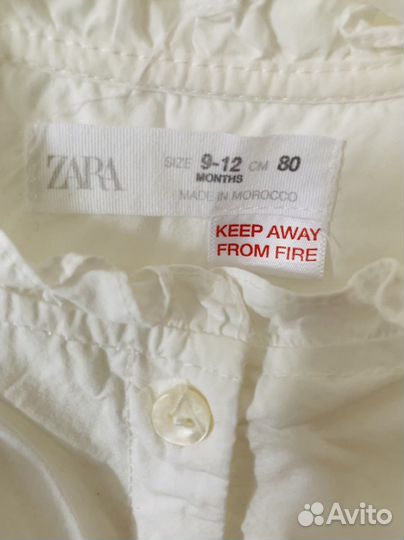 Блузка zara для девочки