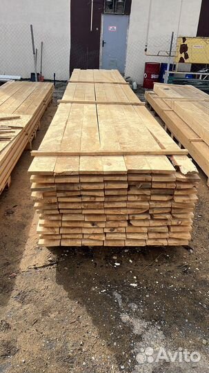 Доска сосновая 25х150х6000 обрезная ГОСТ