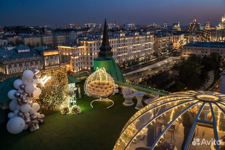 Аренда крыши лофта на День Рождения в Центре