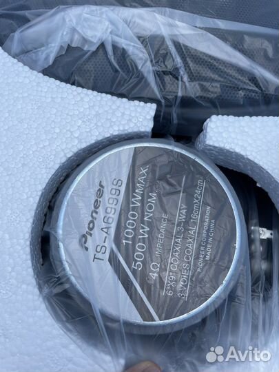 Динамики овалы Pioneer 1000W новые