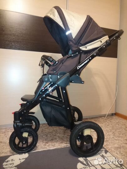 Коляска 2 в 1, Deamex Alu