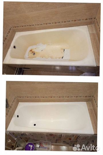 Восстановление эмали ванны. Экоматериалы