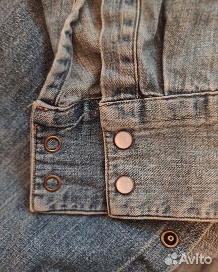 Джинсовая рубашка levis мужская